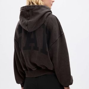 Gap Arch Logo Cropped Hoodie